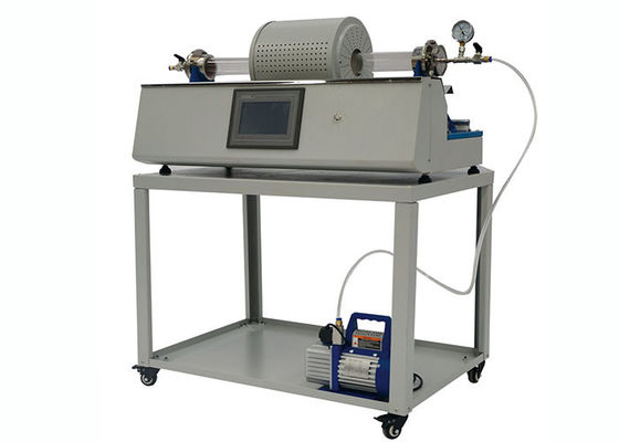 Lab 1700C 1400C 1200C Single Zone Vacuum Split Tube Furnace Software Control